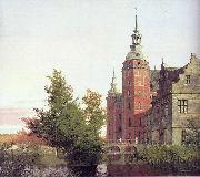 Christen Kobke Frederiksborg Castle seen from the Northwest oil painting on canvas